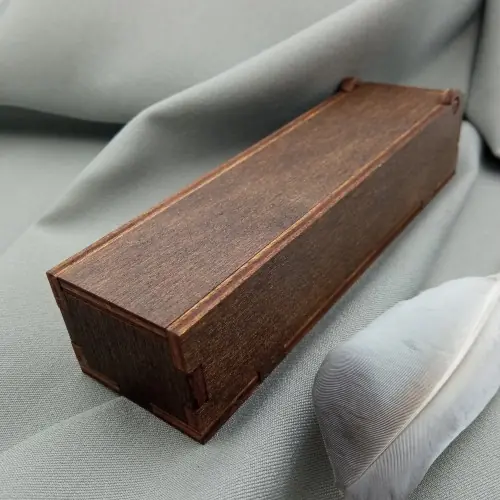 Коробочка деревянная для брелока