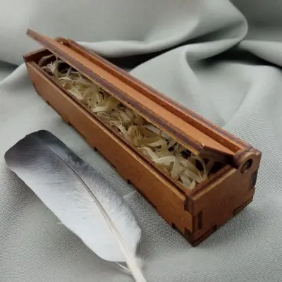 Коробочка деревянная для ручки