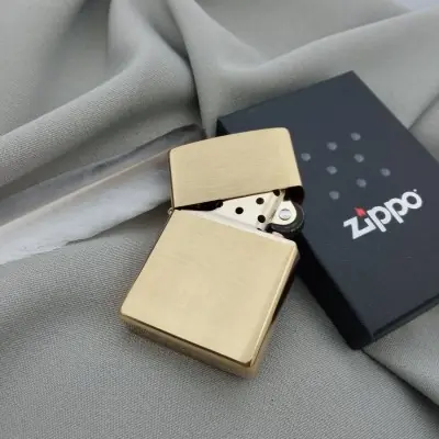 ZIPPO Brushed Brass 204B зажигалка